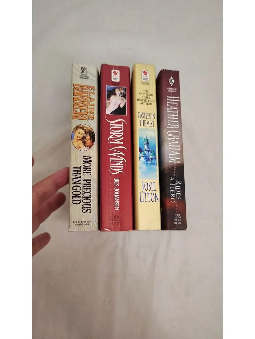 Historical Romance 4 Book Lot Iris Johansen Heather Graham Josie Litton PB